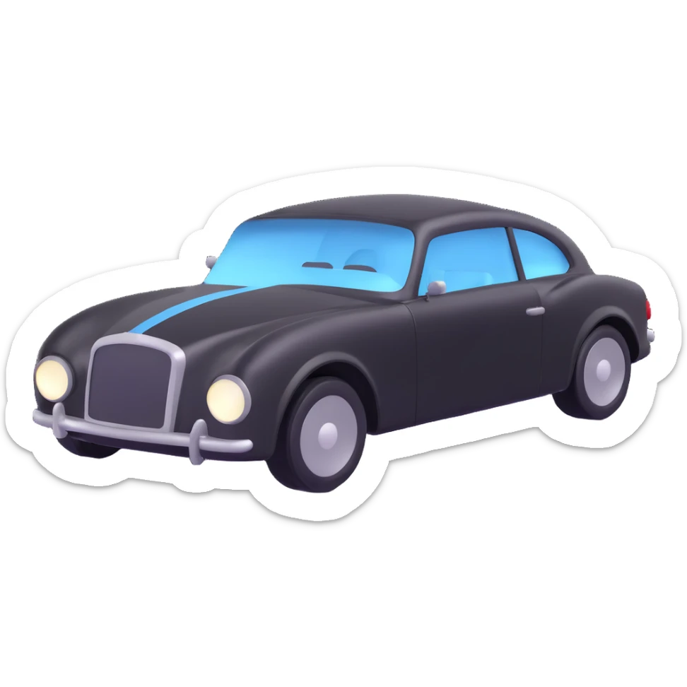 modern and clean glossy black car with a light gray or transparent curved film floating partially above and partially attached to the car, film has a subtle reflective edge, part of the film is still unrolled sticker