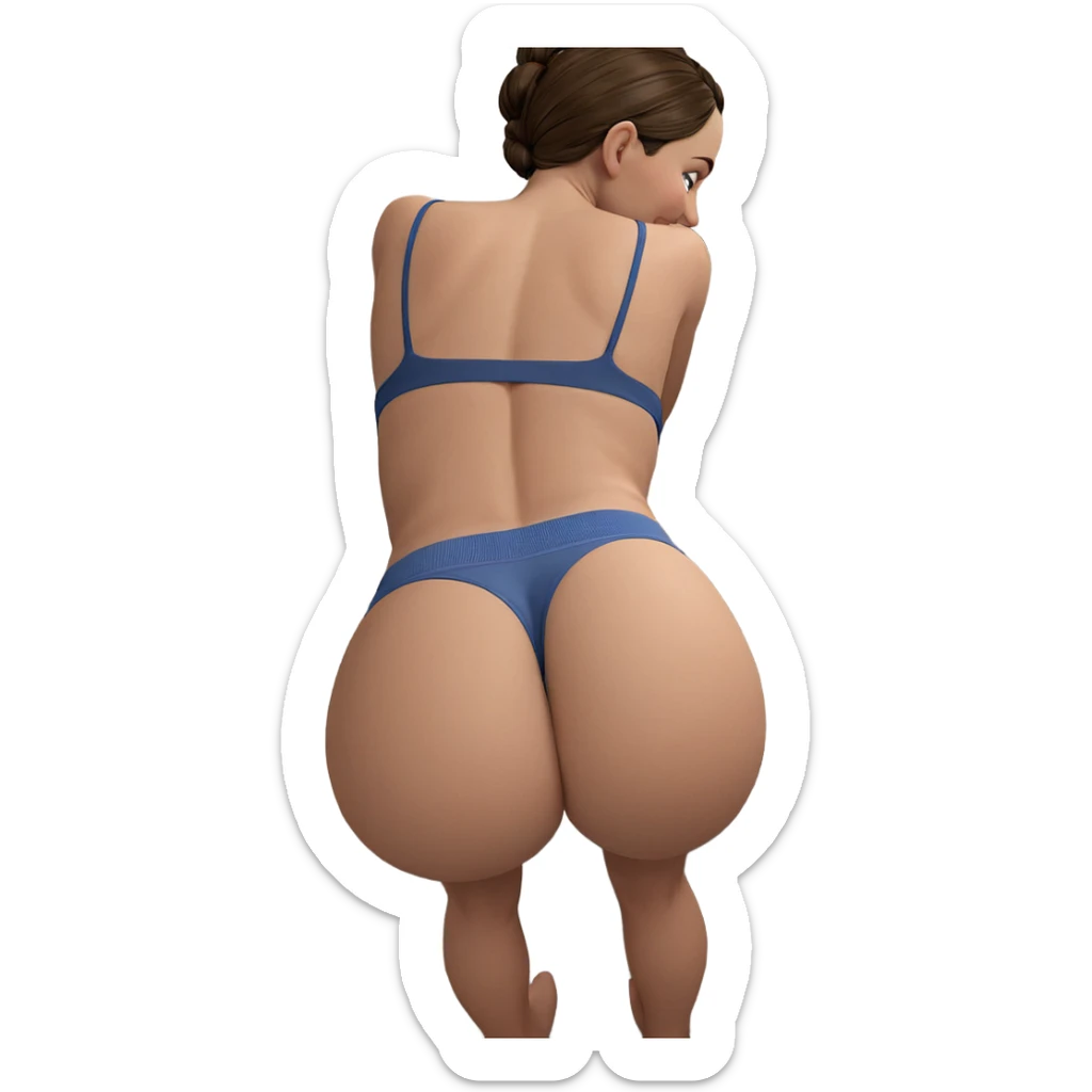 intimate moment by the sink sticker