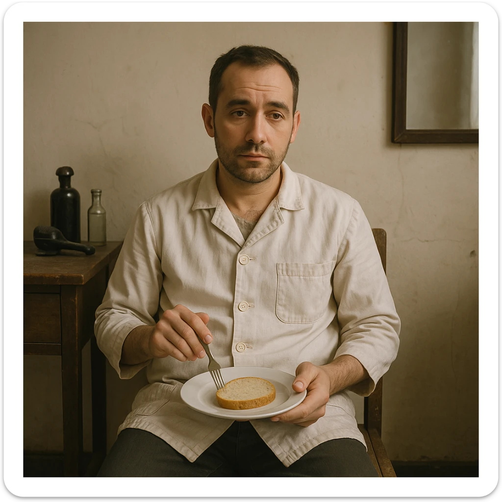 sartarosh xona bunaqa zur darajada bulmasin keyin shunchaki tarelka v vilka ushlab utirsin tarelkada esa faqat non bulsin kayfiyati xam urtacha bulsin xursan bob ketmasin sticker