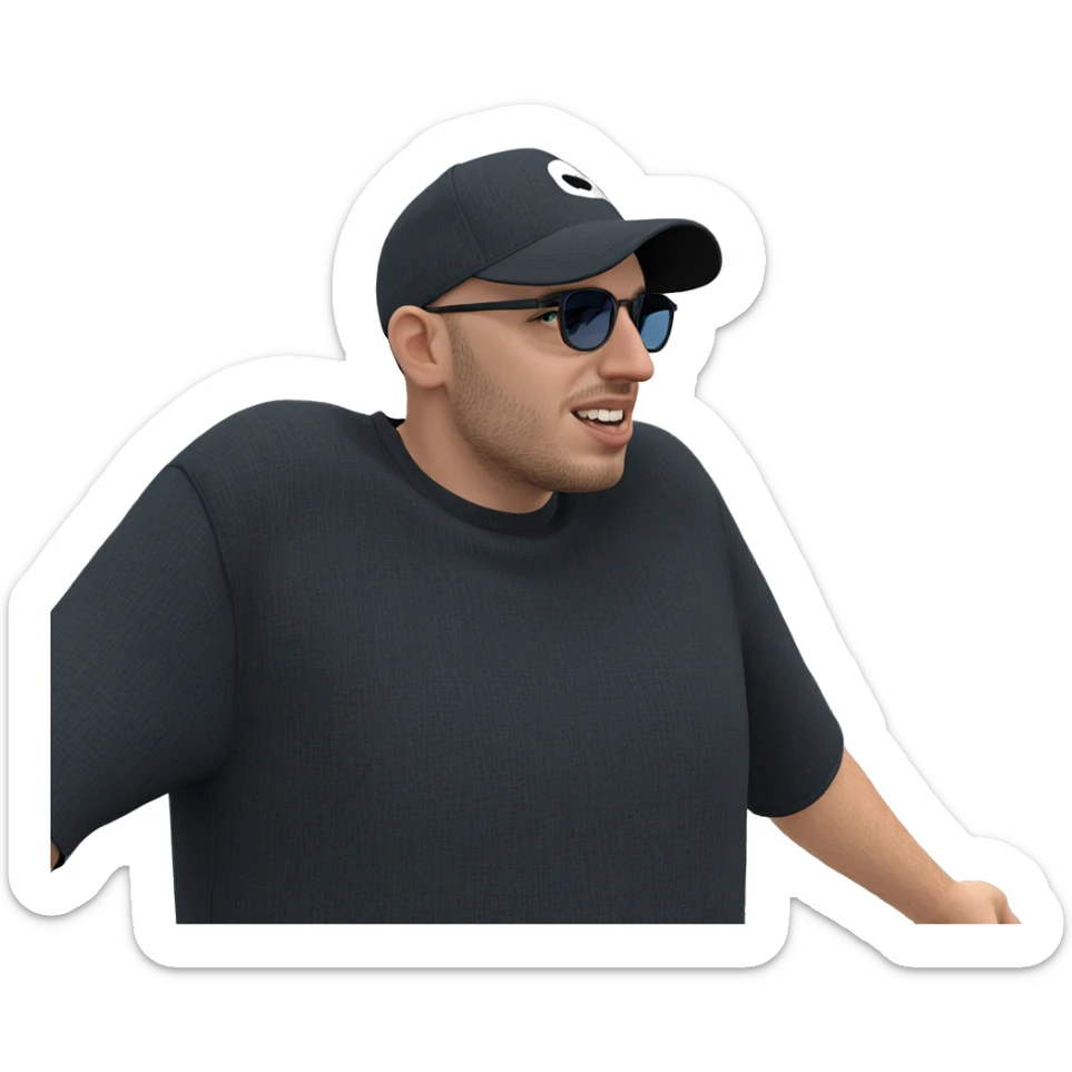 casual day at the ocean sticker