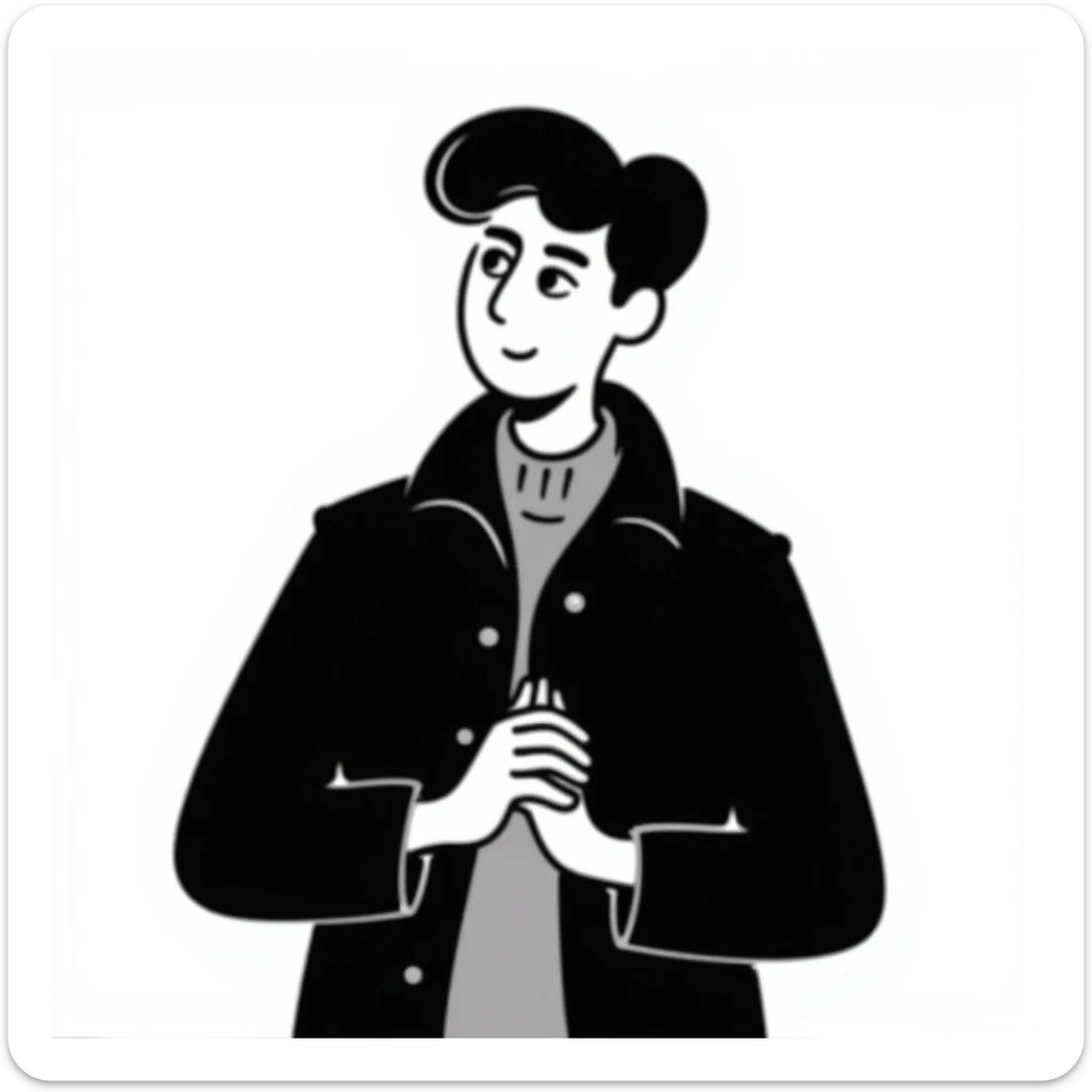 Emoji of Vladimir Zelensky waist-length, arms and shoulders within frame sticker