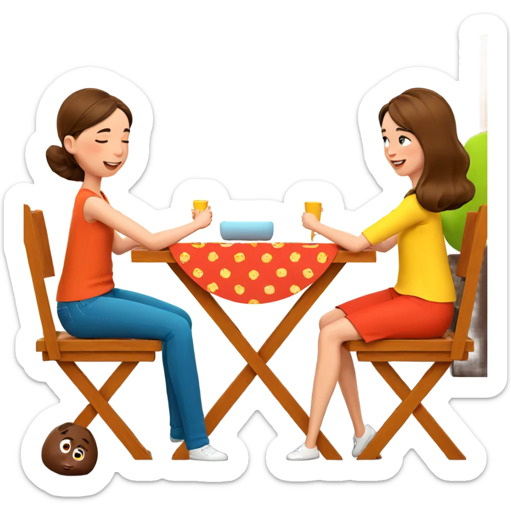 happy moments with family sticker