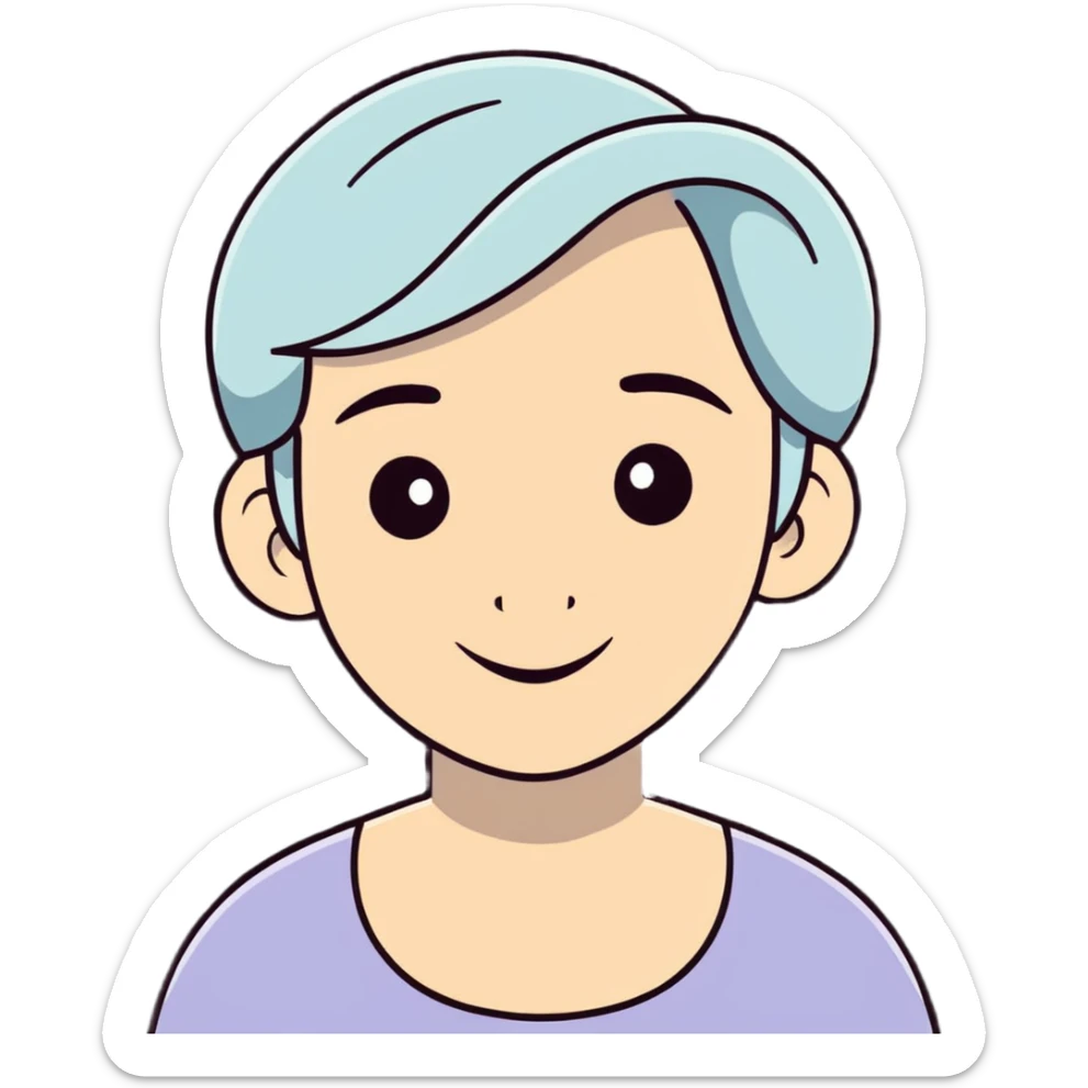 60-year-old woman sticker