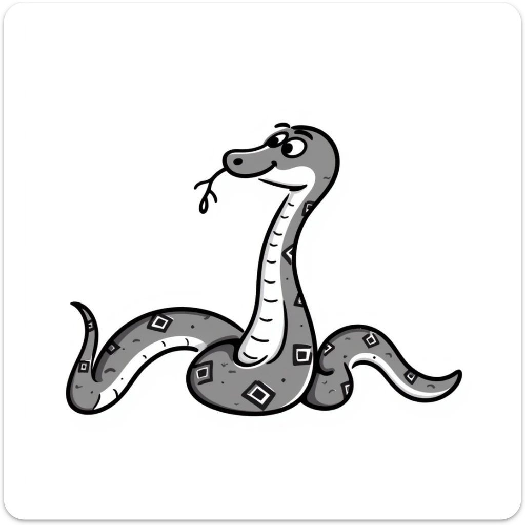 Snake sticker