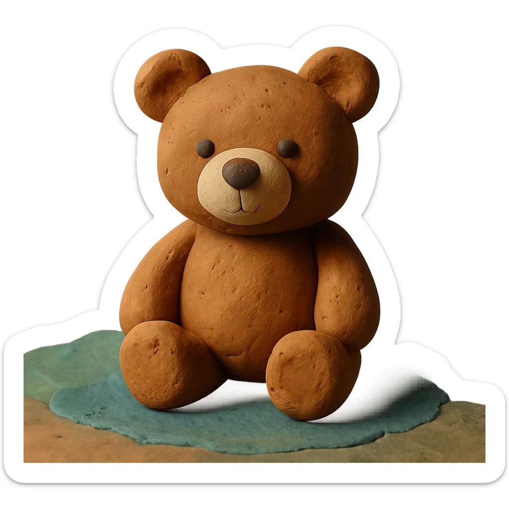 cute bear sticker