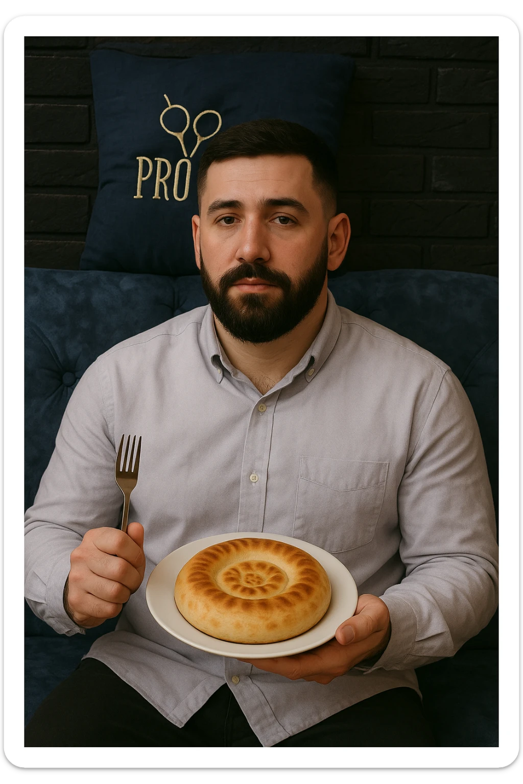 birinchidagi odamni yuziga 2 rasmdagi odamga juda uxshatib chizib bergin xuddu shunday non yen utirganini sticker