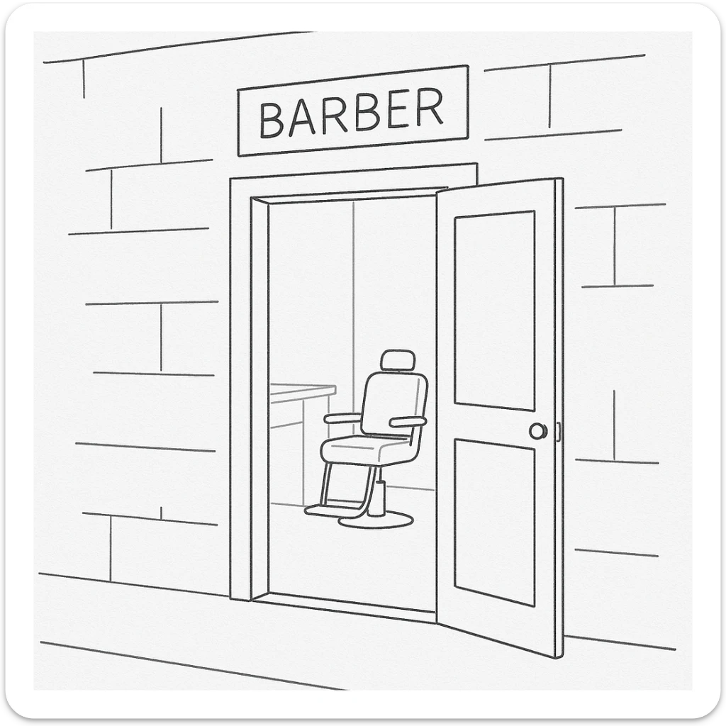 endi menga brohouse sartarish xonasini tashqaridan chizib ber eshigi ochiq bulsin faqat sticker