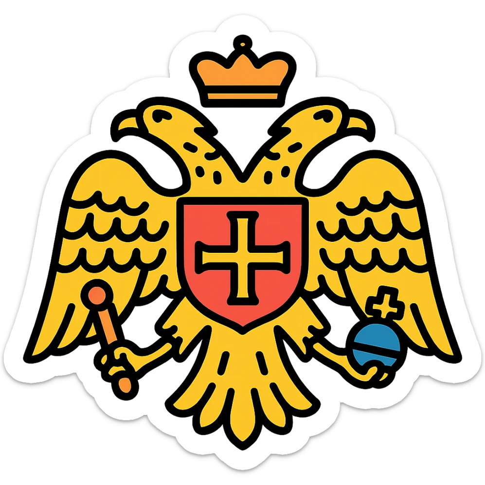 Byzantine coat of arms sticker