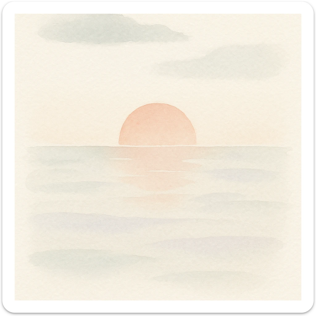 sunrise sticker