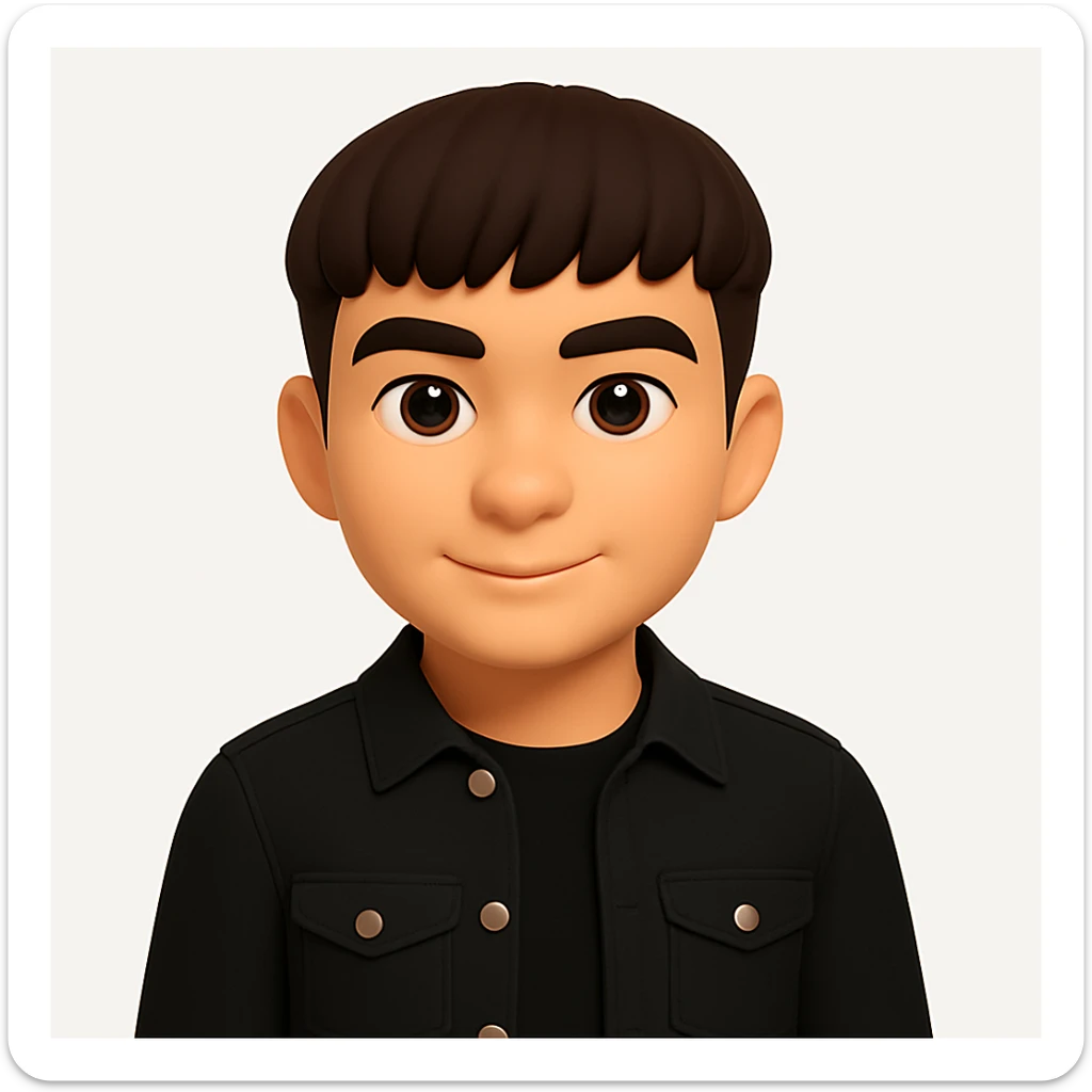 Slightly increase the volume of the upper body of the girl, make the skin color uniform for both, separate them as individual emojis. The original style is 3D Emoji, but since it does not support editing, please keep the 3D Emoji look while making these changes. sticker