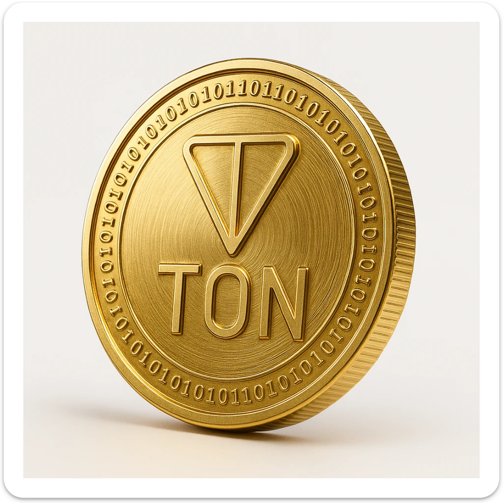 Ton coin монетка  sticker