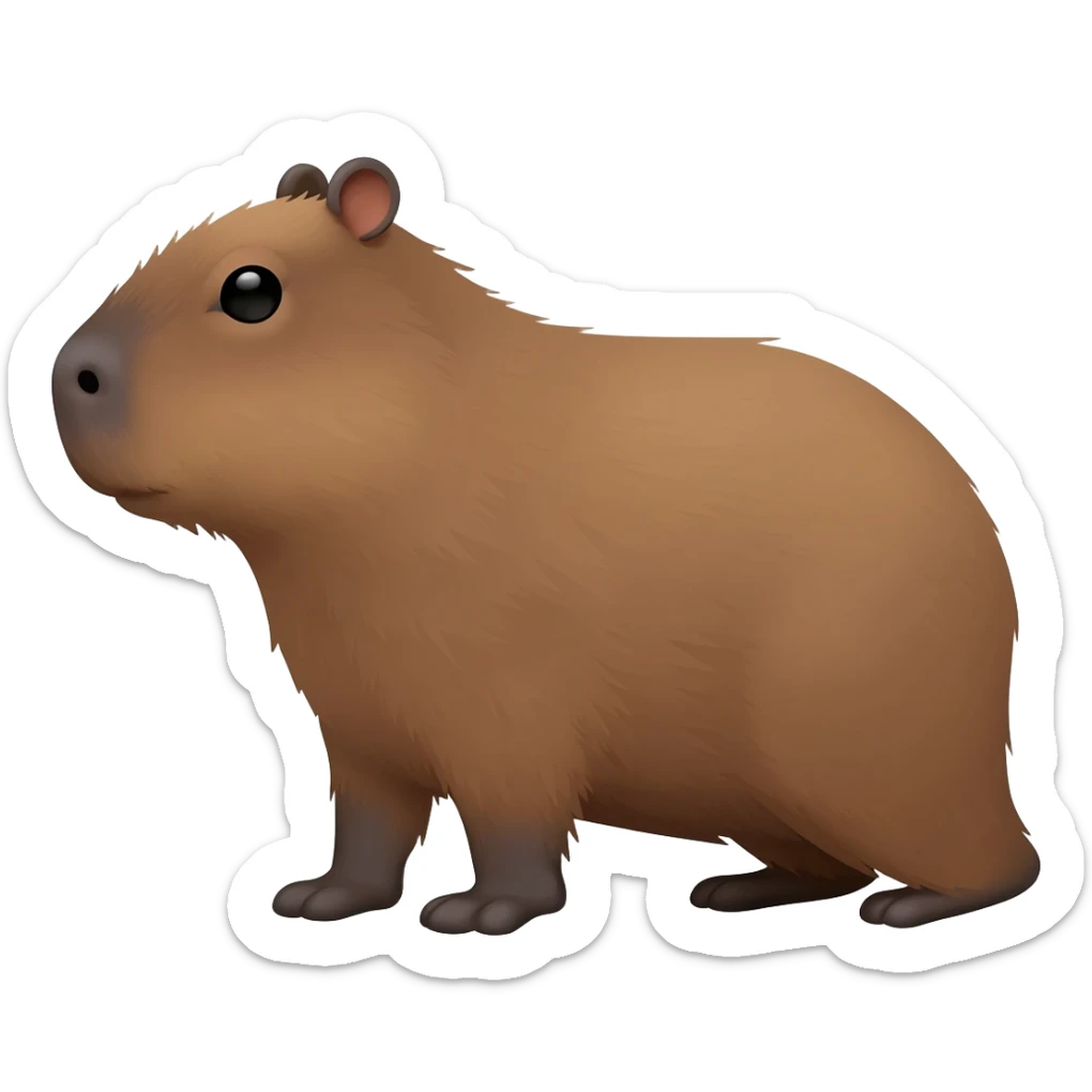 Capybara sticker