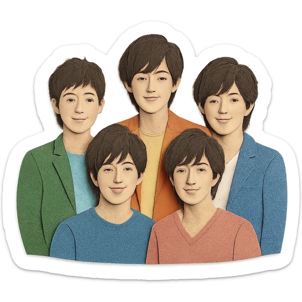 SS501 group portrait sticker