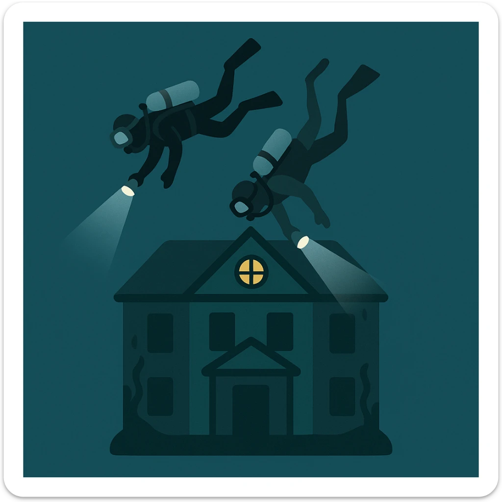 an emoji that symbolizes this movie the deep house sticker