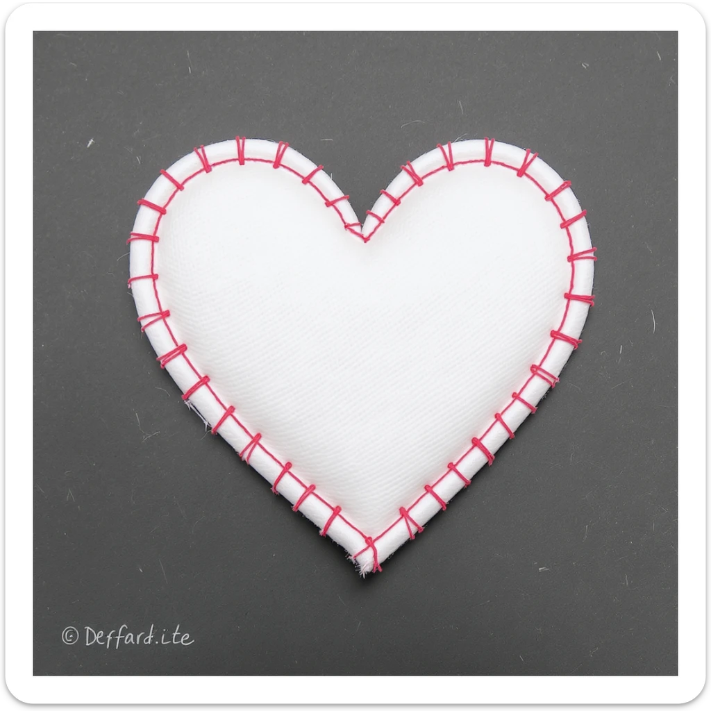 emo heart with stitches sticker