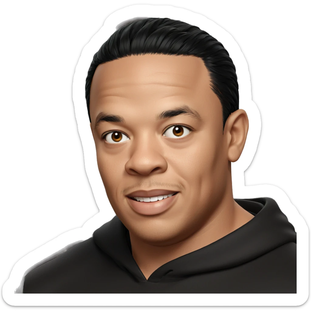 smiling boy with black hair sticker