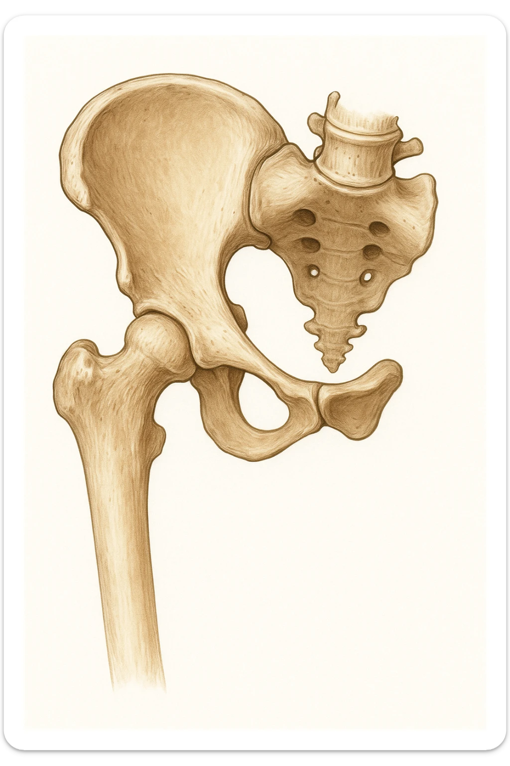 Anca su sfondo isolato sticker
