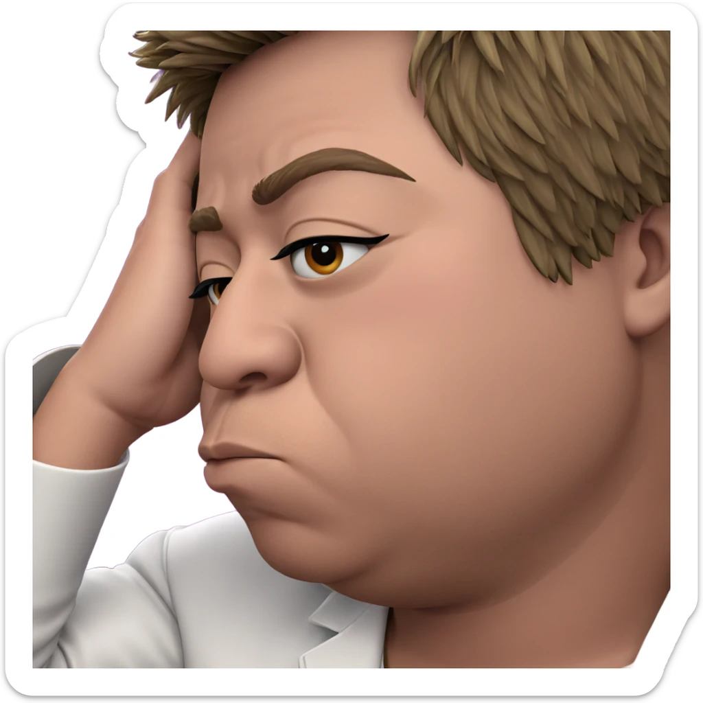 solitary journey of a man sticker