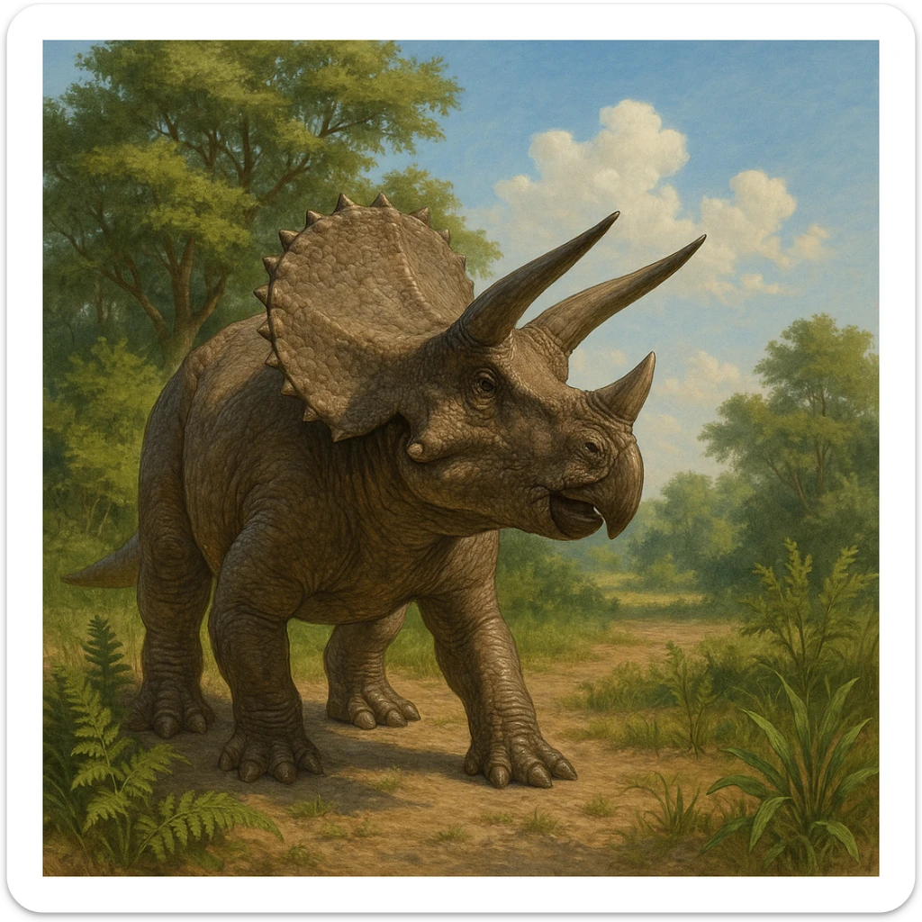 Triceratops sticker
