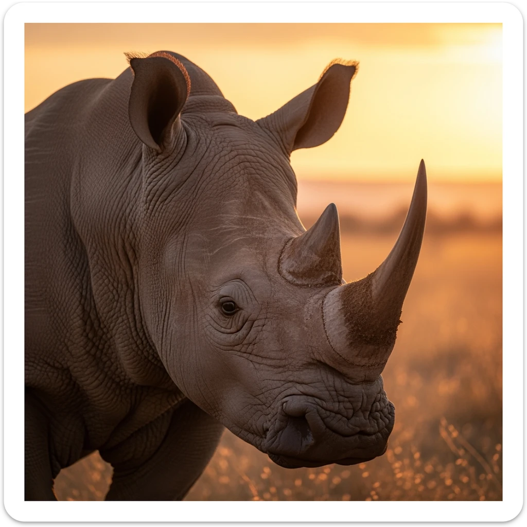 Rhino sticker