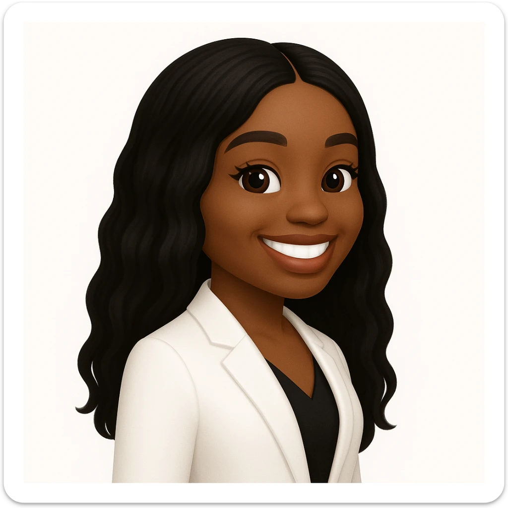 turn the second man in emoji style of the 1st image, match the facial features and match dressing style of the 2nd image, she is wearing white suit side pose sticker