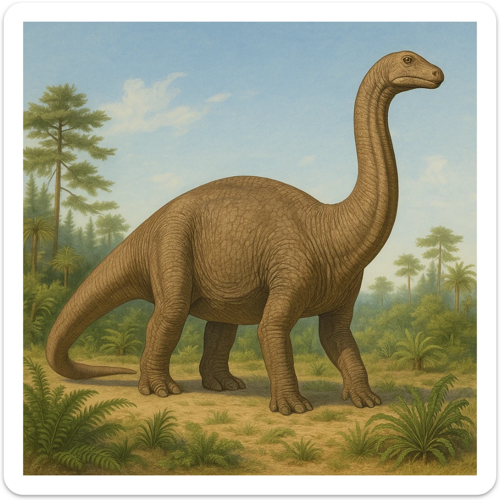 Brontosaurus sticker