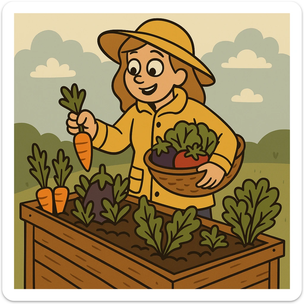 Change the woman's outfit to a raincoat and boots in a flat toon style. sticker