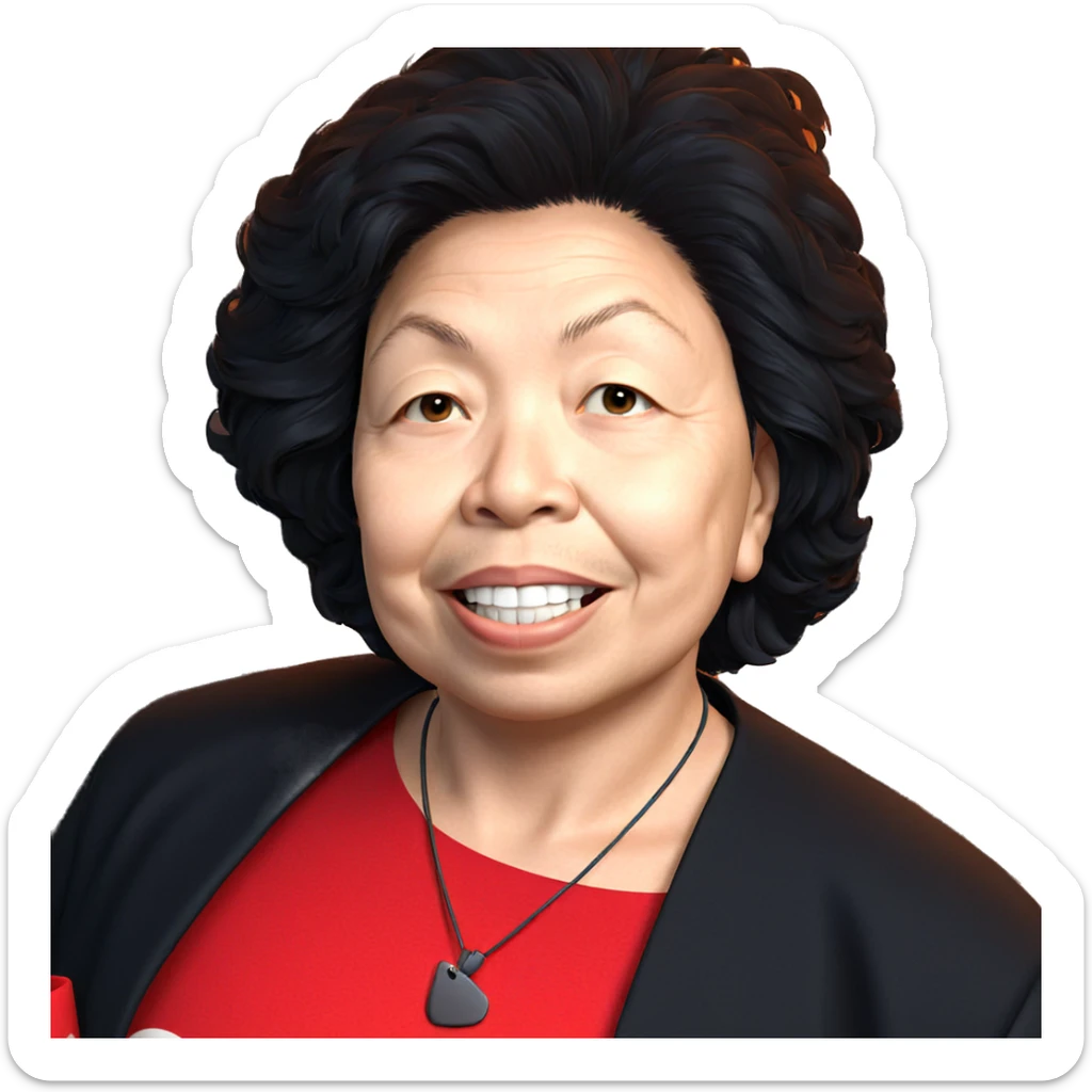 smiling boy in black jacket sticker