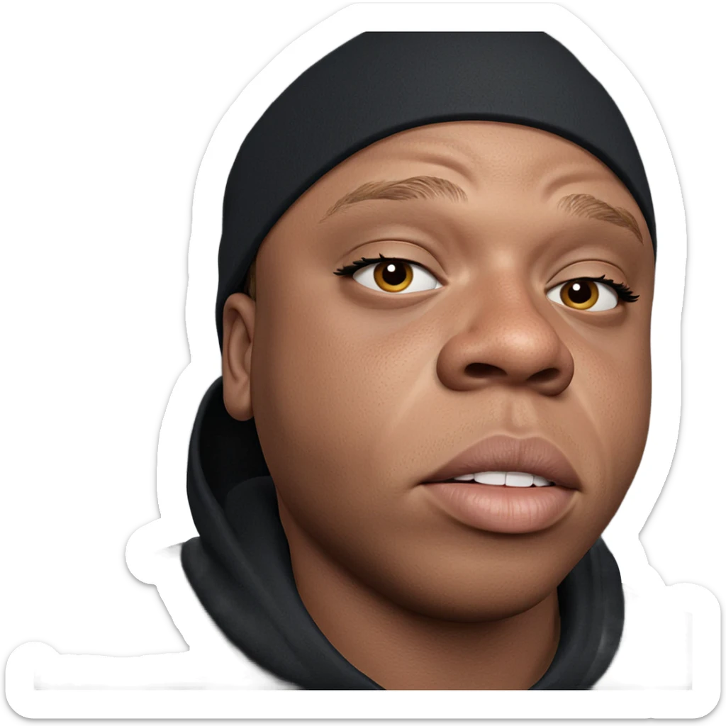 realistic portrait of male sticker