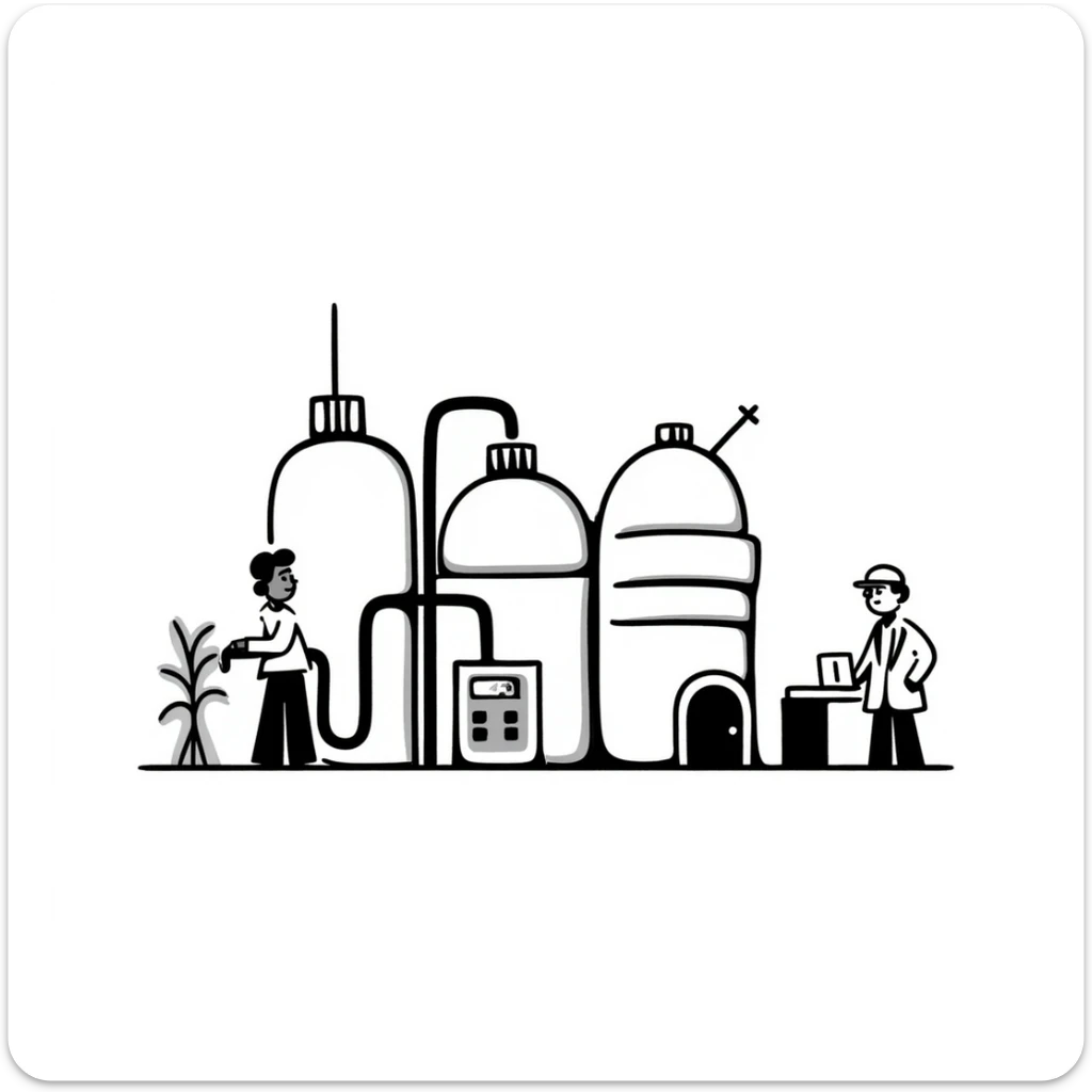 gas distribution station sticker