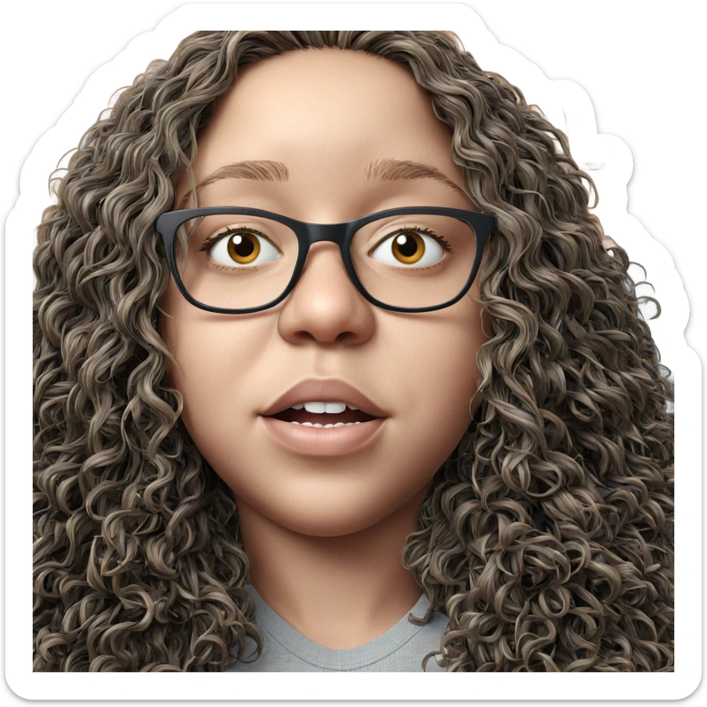 portrait of girl and boy sticker