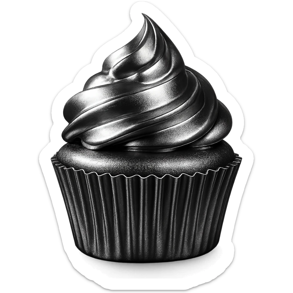 gothic cupcake sticker
