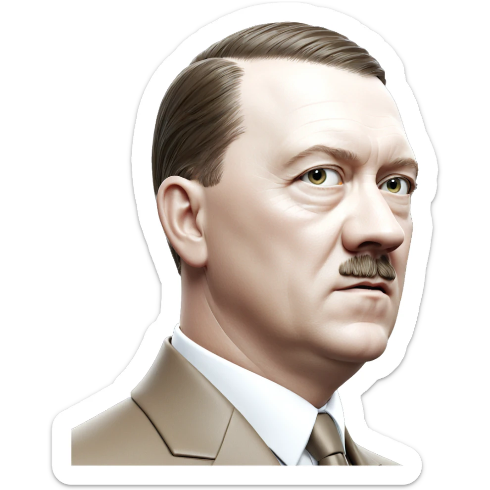 stylish man in formal attire sticker