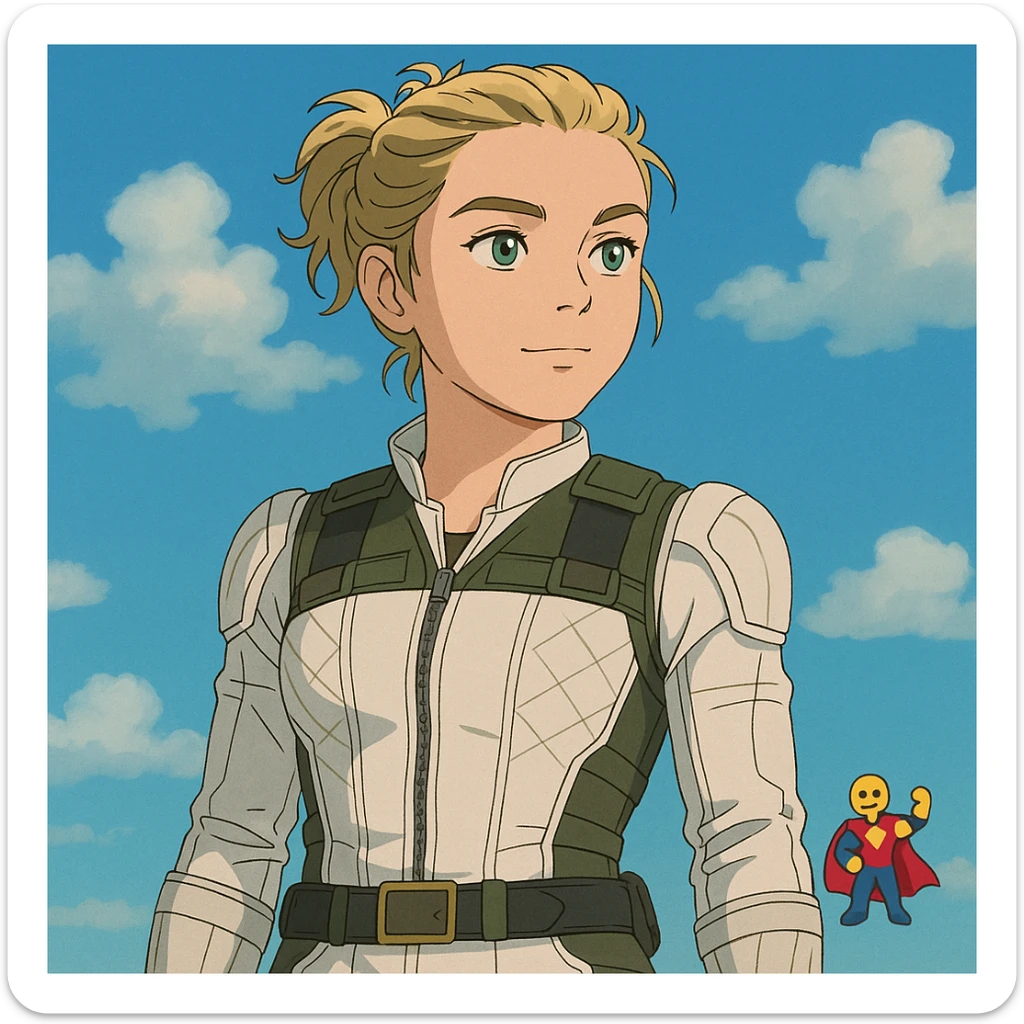 yelena belova played by florence pugh, marvel superhero emoji sticker