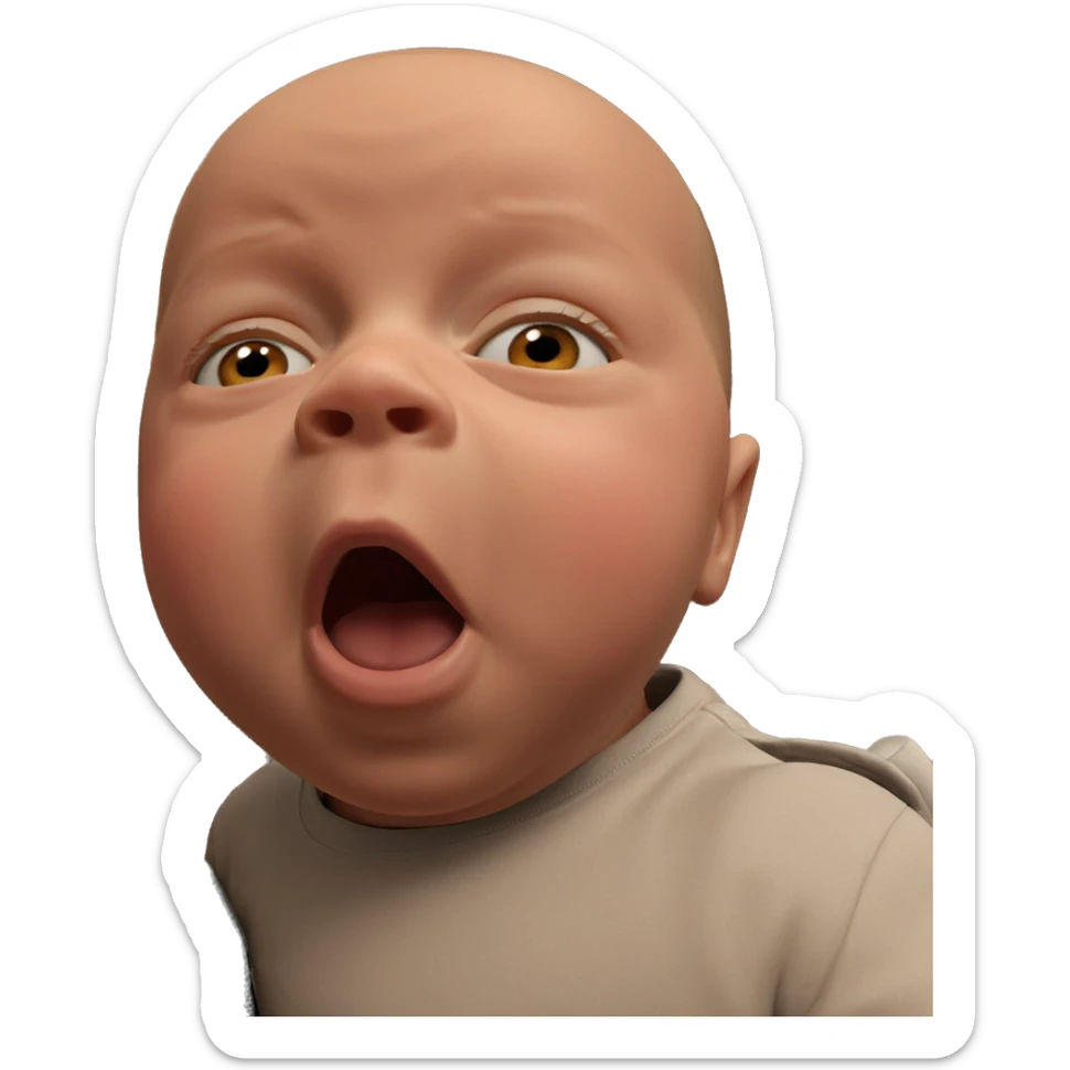bald boy meme expression sticker