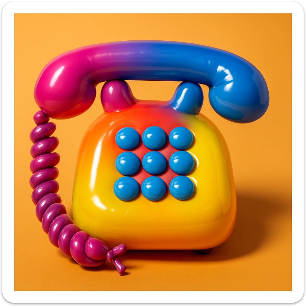 telephone sticker