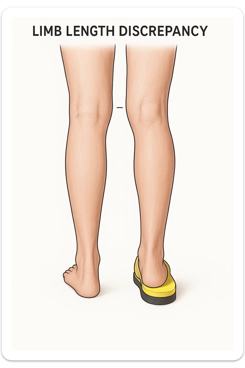 Dismetria versione anatomica sticker