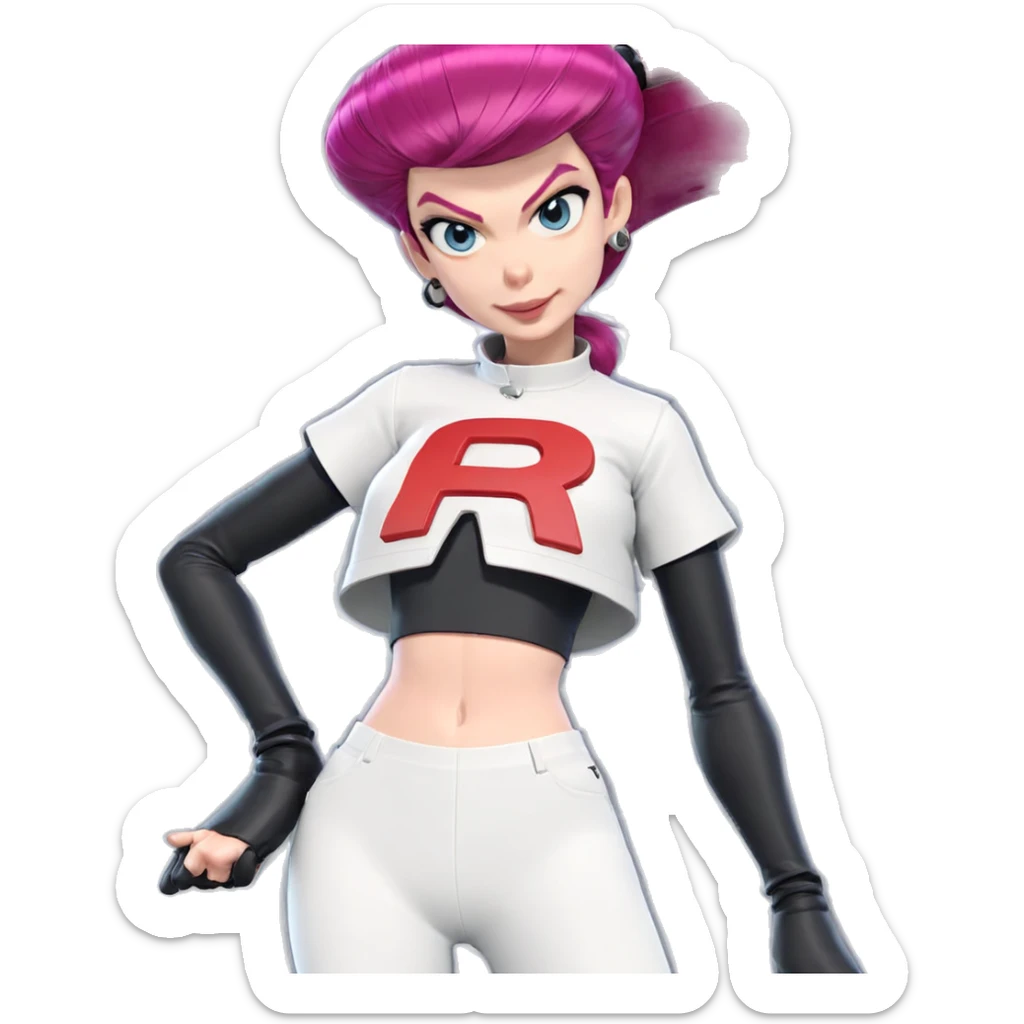 jessie from team rocket style sticker