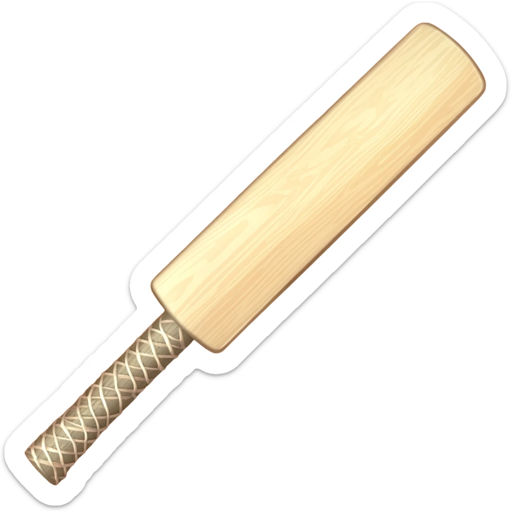 Cricket bat sticker