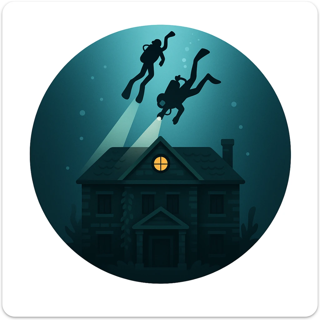 an emoji that symbolizes this movie the deep house sticker