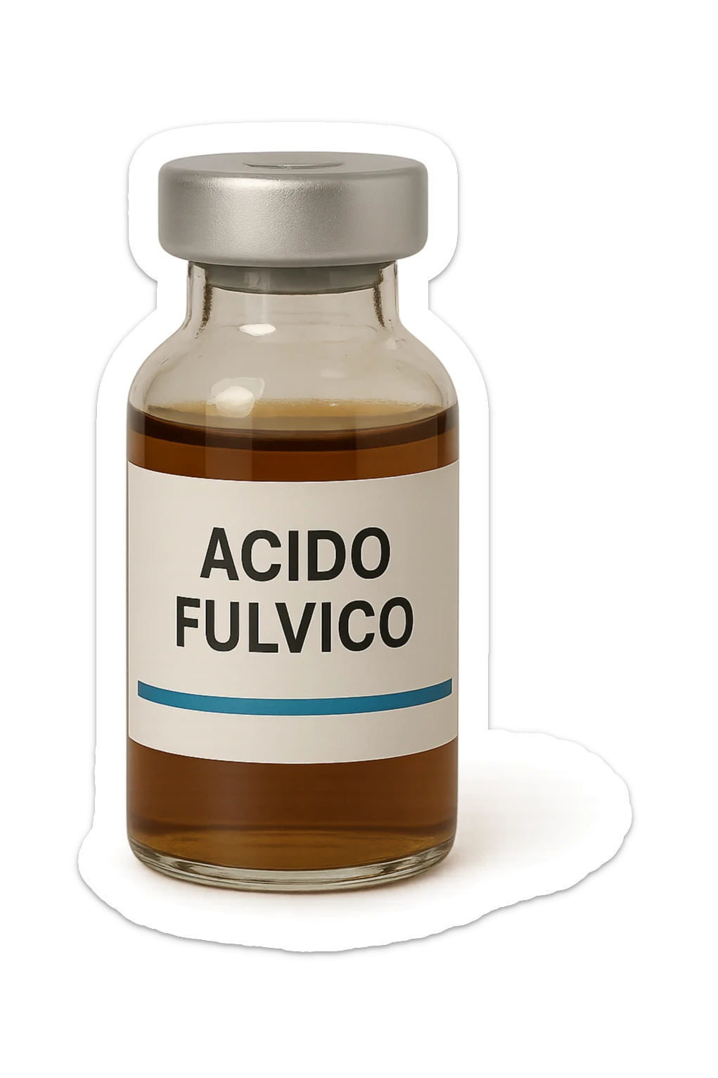 Acido fulvico fiala in italiano sticker