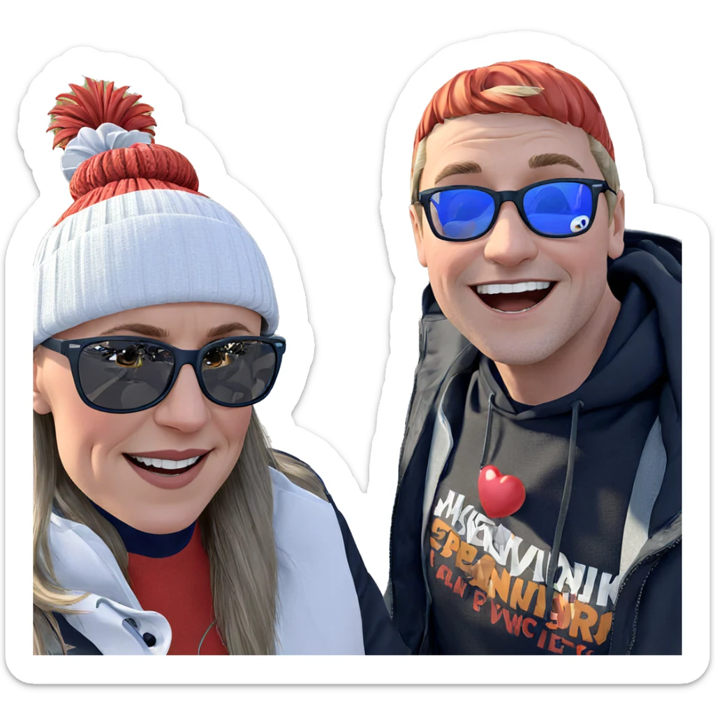 happy moment with friends sticker