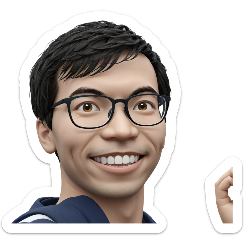 smiling boy by the ocean sticker