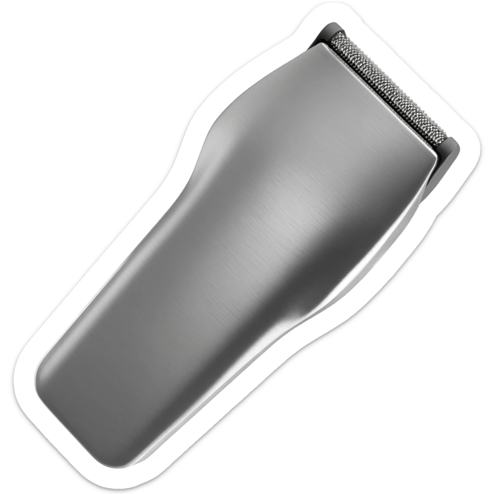 una máquinita de afeitar sticker