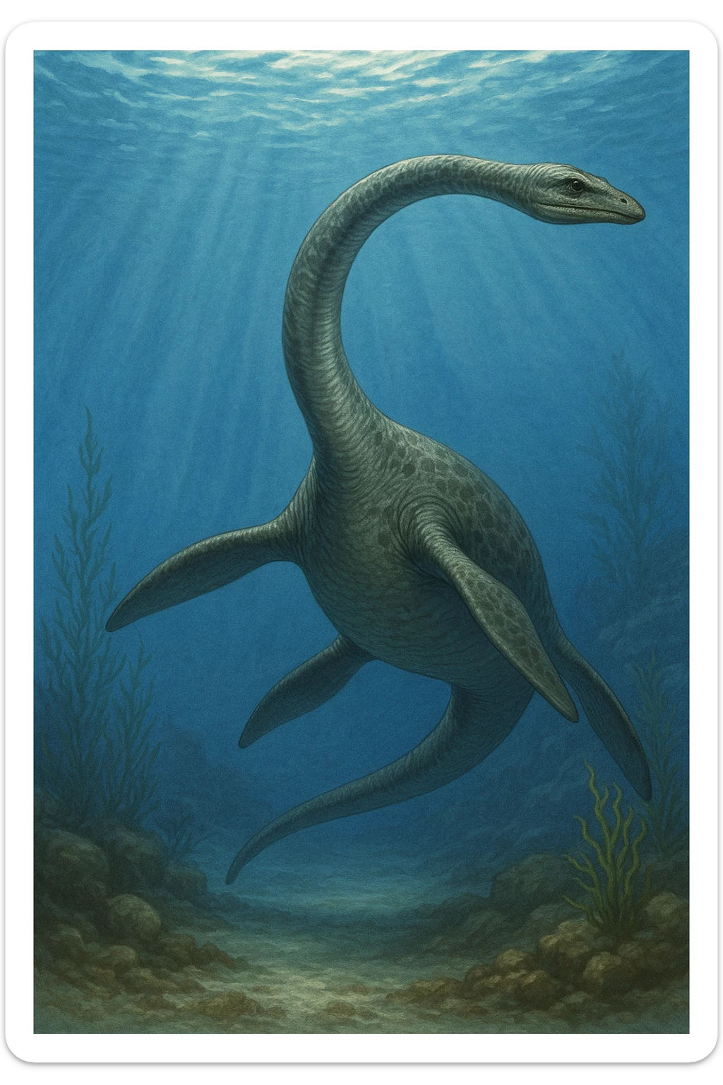 Plesiosaurus sticker