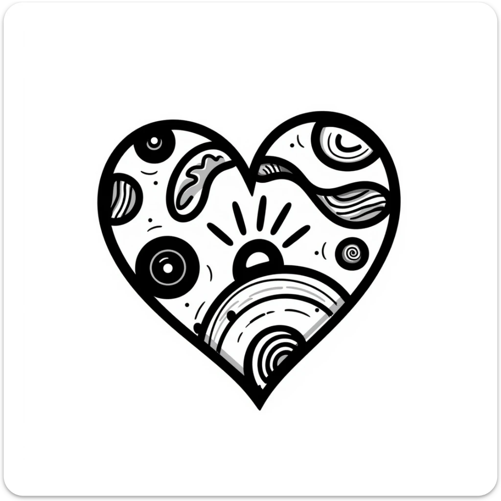 heart sticker