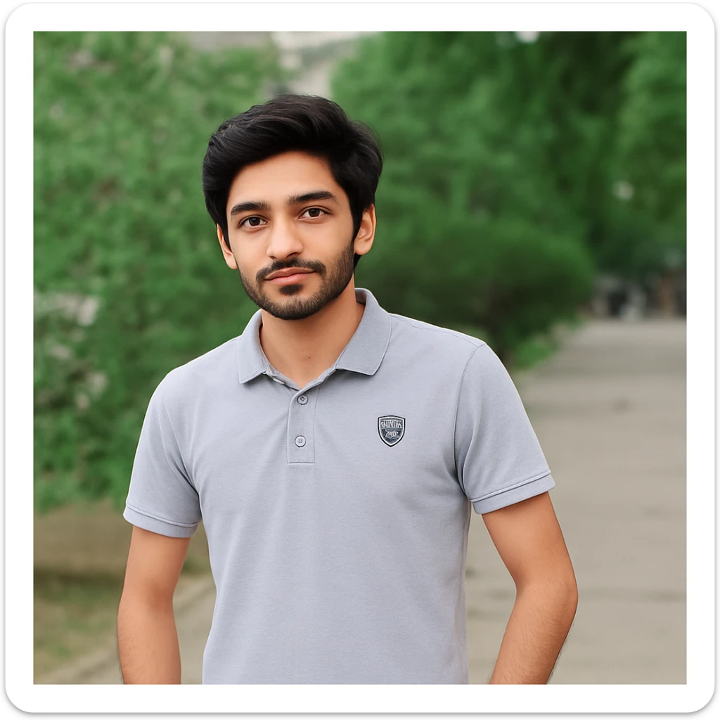 Edit the person in the photo to appear as a slim boy, keeping the background and overall appearance natural and realistic. Maintain a photorealistic style for the edit. sticker