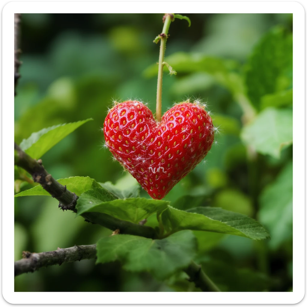 food heart emoji with sparkles sticker