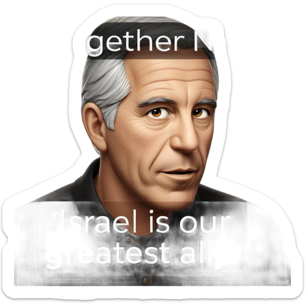 old man looking at viewer sticker