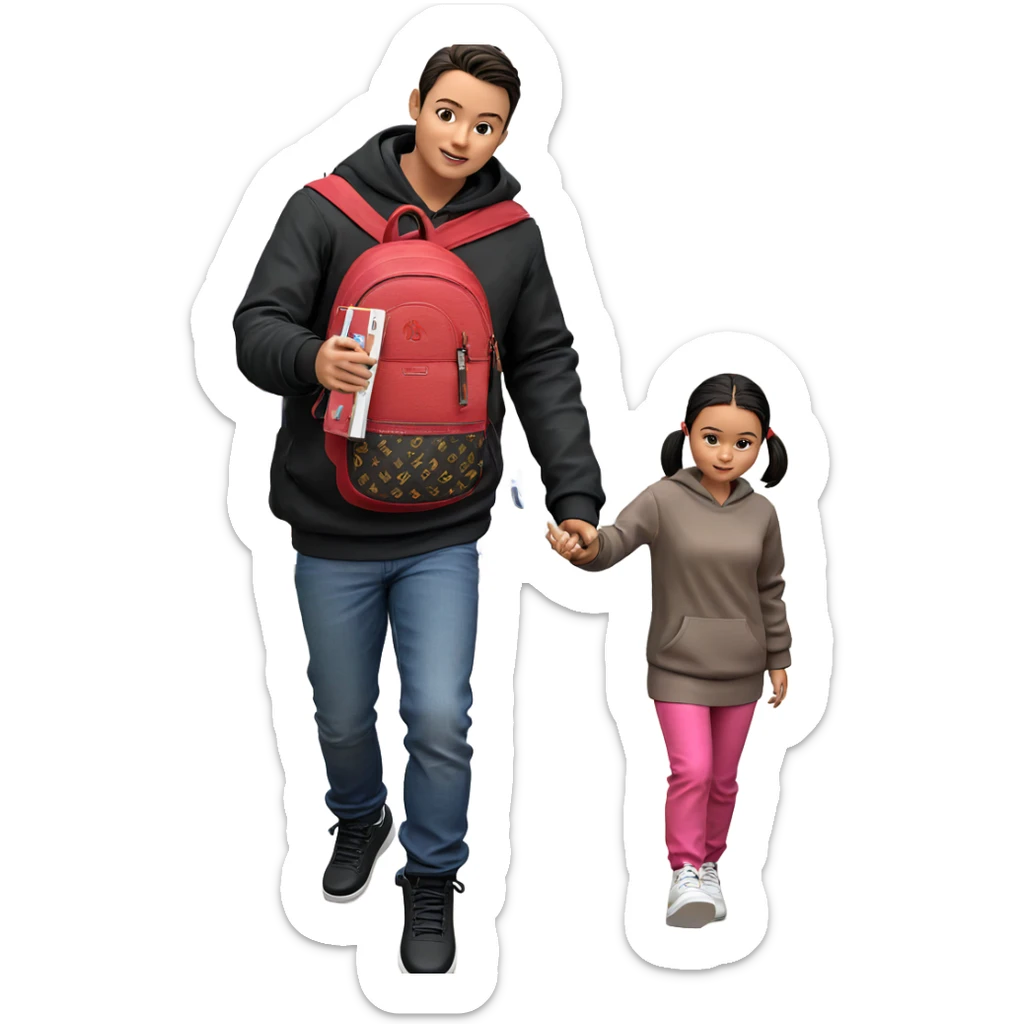 shopping together with a friend sticker